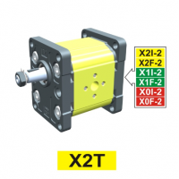 VIVOLO液壓泵級帶外齒輪多個泵級主泵 ?22 標準法蘭X0T型