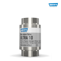 WITT Gasetechnik止回閥ULTRA 10系列工作壓力16 bar