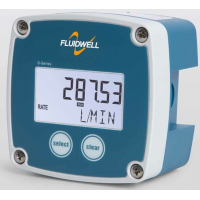 fluidwell流速指示器B-Basic顯示瞬時流量、總流量和累計流量