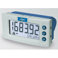 fluidwell多用途指示器D090顯示實際值、測量單位和回路電流